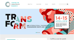 Desktop Screenshot of clpr.org.in